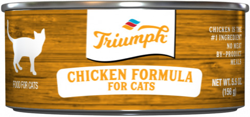Triumph Chicken Formula For Cats 5.5 oz